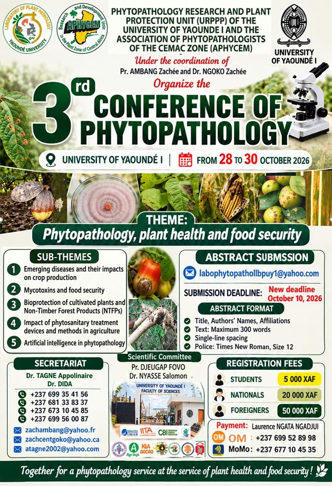 Troisième conférence de Phytopathologie