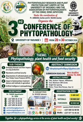 Troisième conférence de Phytopathologie